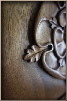 Harris Shield carving - c